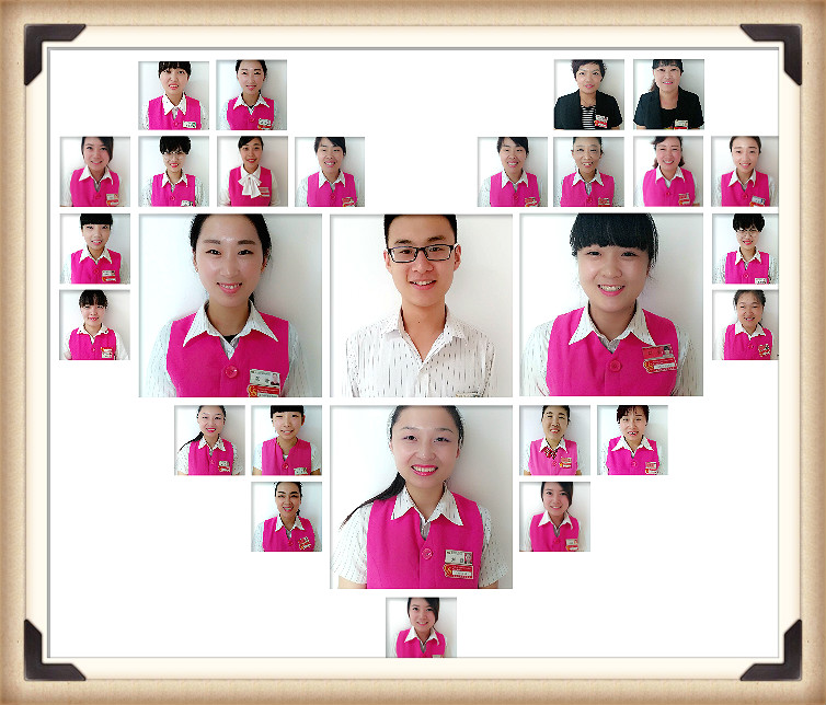 寶龍店微笑天使評(píng)選結(jié)束，前后勤共計(jì)評(píng)選出44名員工